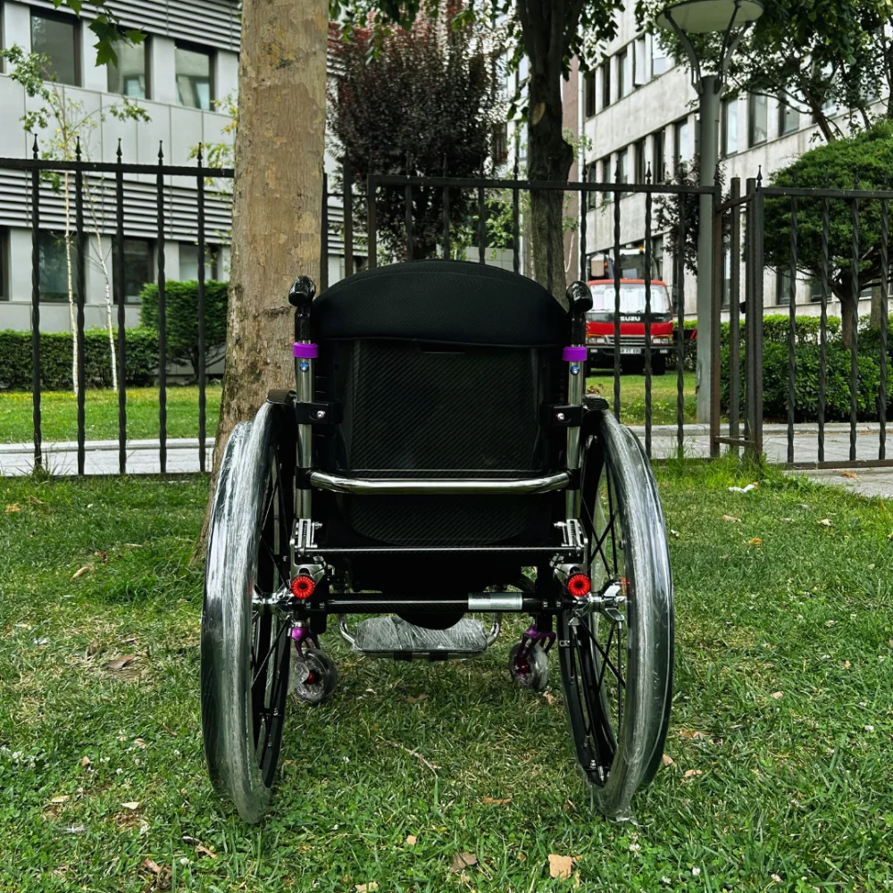 Poylin P153 Aktif Tekerlekli Sandalye (Titanyum) görsel 8