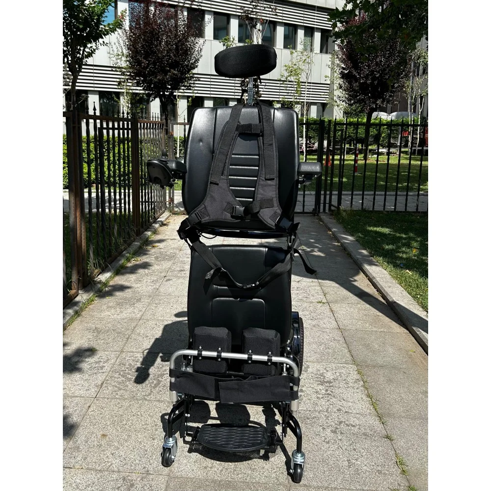 Poylin P302 Ultra Lüks Ayağa Kaldıran Akülü Tekerlekli Sandalye görsel 5