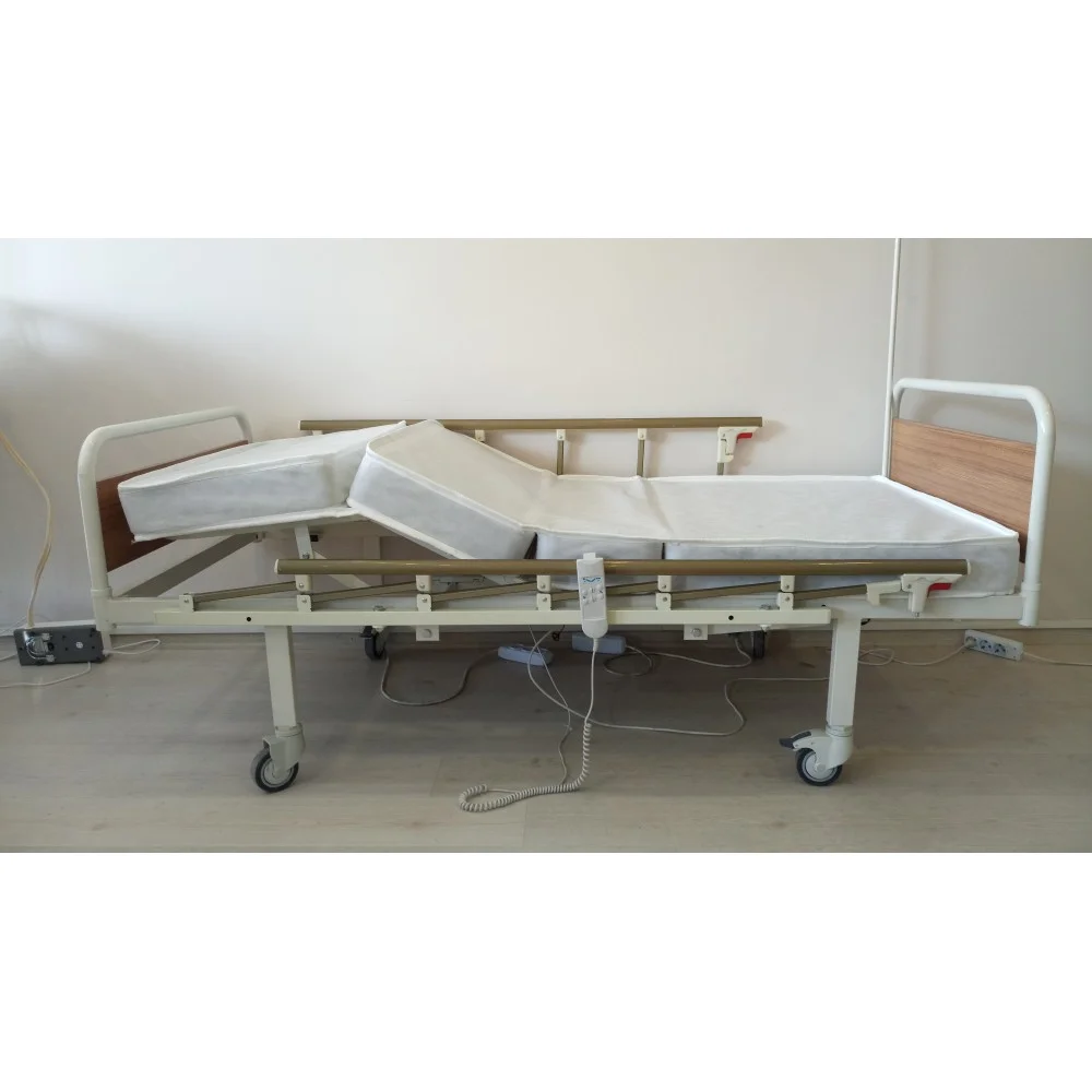 PY159 2 Motorlu MDF Tabanca Hasta Karyolası + 4 Parçalı Yatak görsel 3