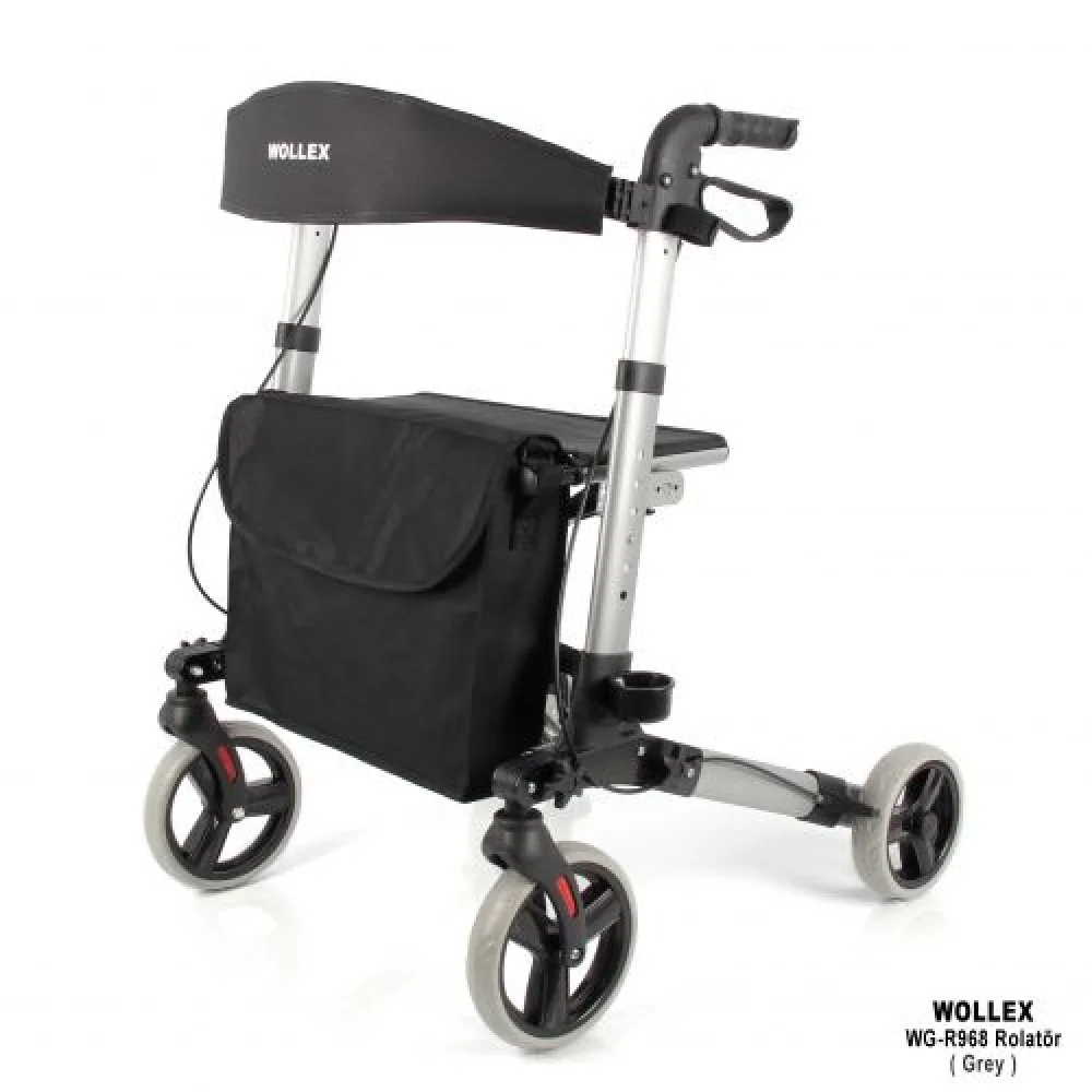 WOLLEX WG-R968 Alüminyum Tekerlekli Rolatör görsel 2