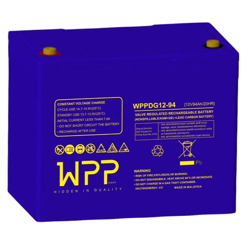 WPPDG12-94 AGM-JEL Derin Deşarj Akü